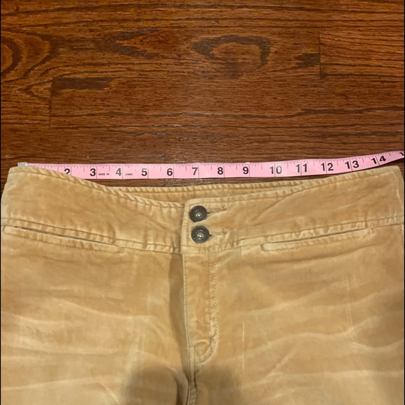 Express camel color velvet boot cut pants SZ 5/6 - Picture 5 of 5